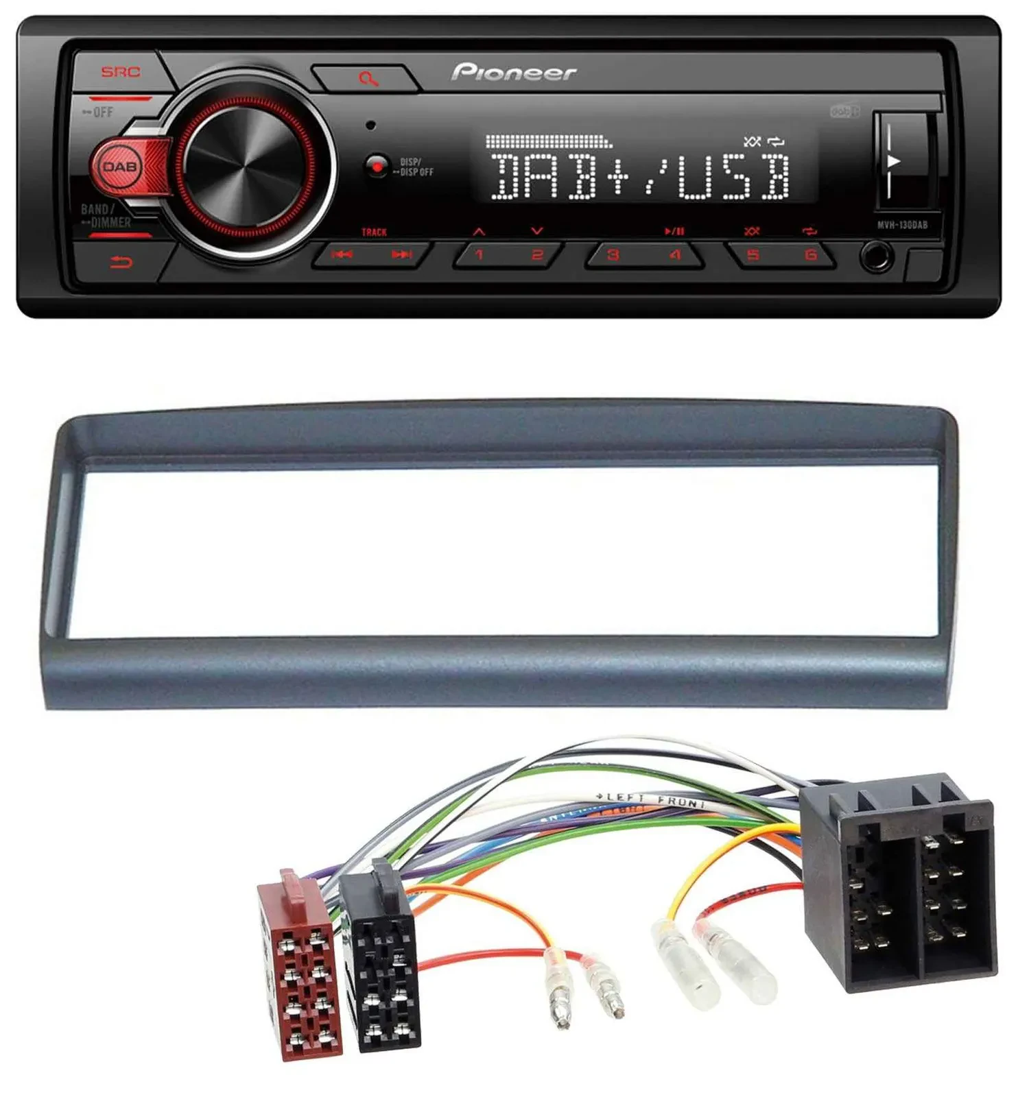 Pioneer MP3 1DIN DAB USB AUX Autoradio für Alfa Romeo Spider GTV 1994-2005