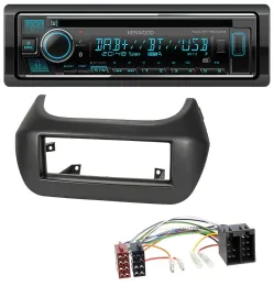 Автомагнитола для Fiat Fiorino/Qubo/Citroen Nemo Kenwood MP3, Bluetooth, DAB, USB, CD