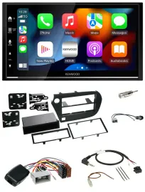 Kenwood DAB USB Bluetooth 2DIN Lenkrad Autoradio für Honda Insight ZE2 2009-2013