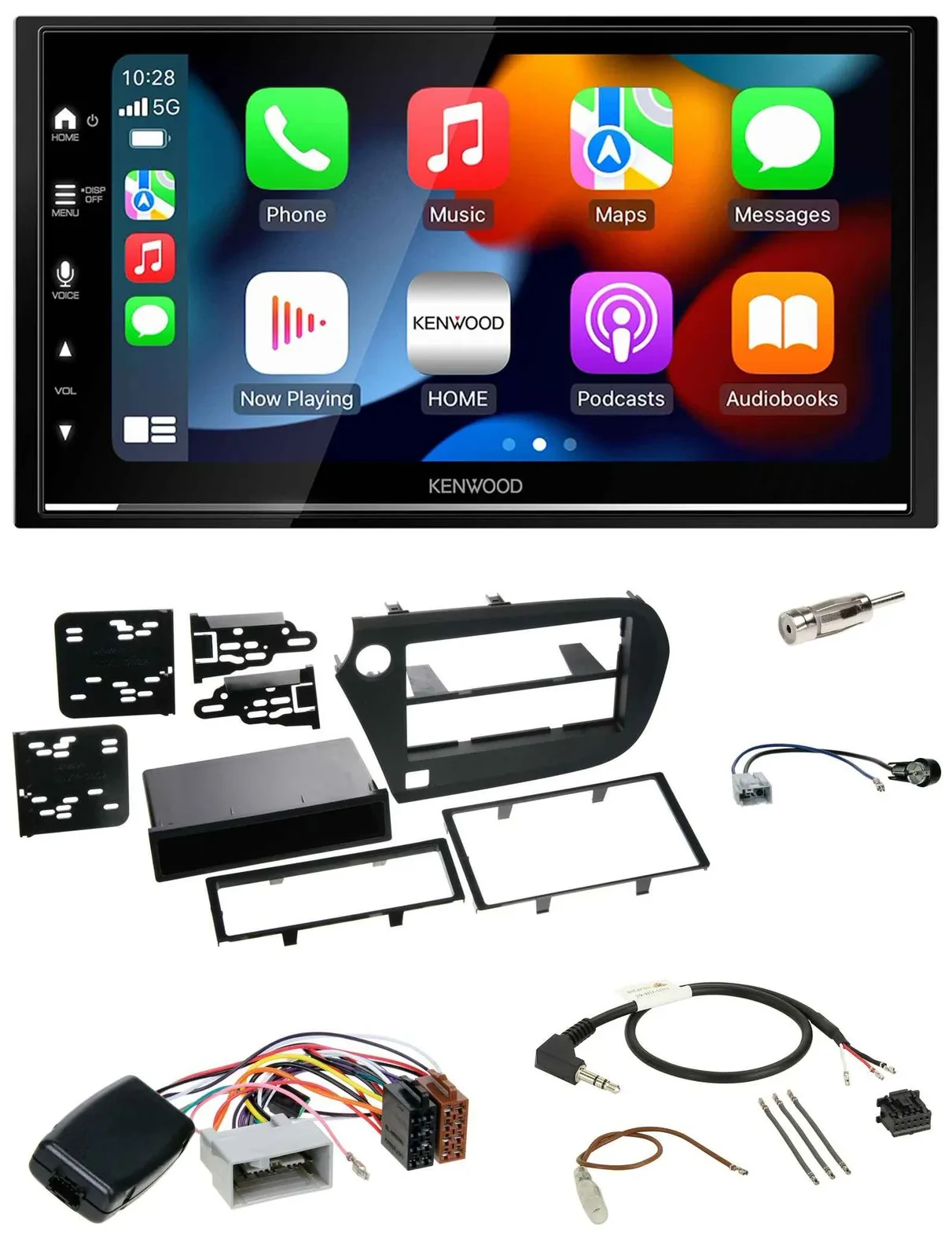 Kenwood DAB USB Bluetooth 2DIN Lenkrad Autoradio für Honda Insight ZE2 2009-2013