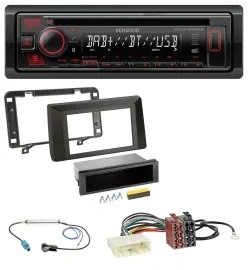 Kenwood MP3 CD USB Bluetooth DAB Autoradio für Dacia Duster (ab 2021)