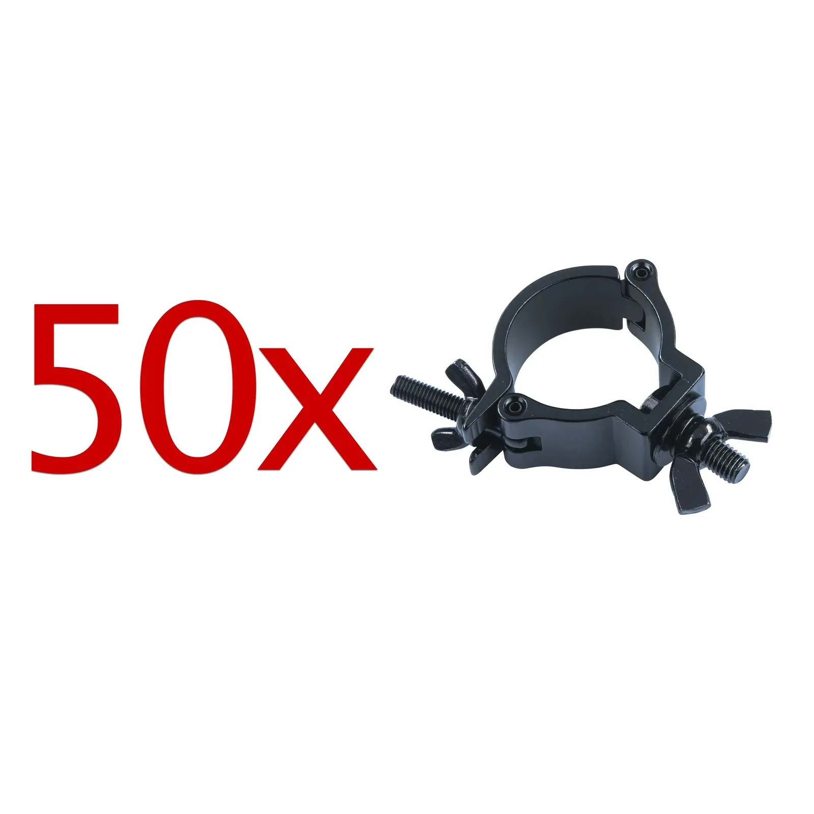 LightmaXX ST-501 Half Coupler Set, 50x, 100kg Load Capacity, Black