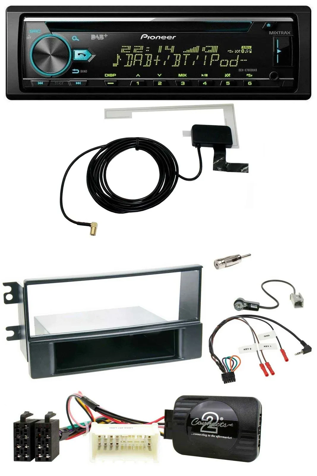 Автомагнитола для Kia Sportage II 2008–2010 Pioneer CD/USB/DAB, MP3