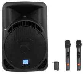 Rockville RPG15BT V2 15" Powered 1000w DJ PA Speaker w/Bluetooth+(2) JBL Mics