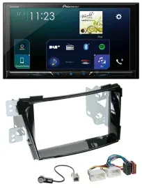 Pioneer MP3 Bluetooth USB 2DIN DAB Autoradio für Hyundai i40 VF ab 11 Klavierlac