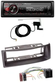 Pioneer USB MP3 DAB Bluetooth Autoradio für Renault Megane Scenic bis 03 schwarz