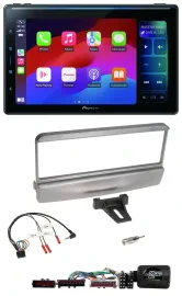 Pioneer Bluetooth DAB Lenkrad USB Autoradio für Ford Mondeo 2000-2002 silber