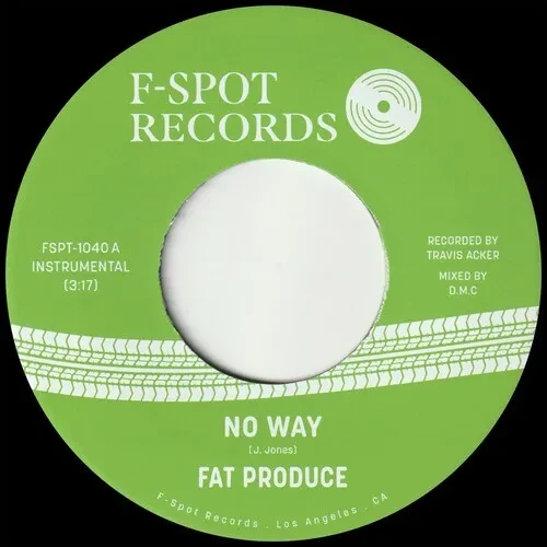 Виниловая пластинка Fat Produce - No Way B/w 54-46 Was My Number [New 7" Vinyl]