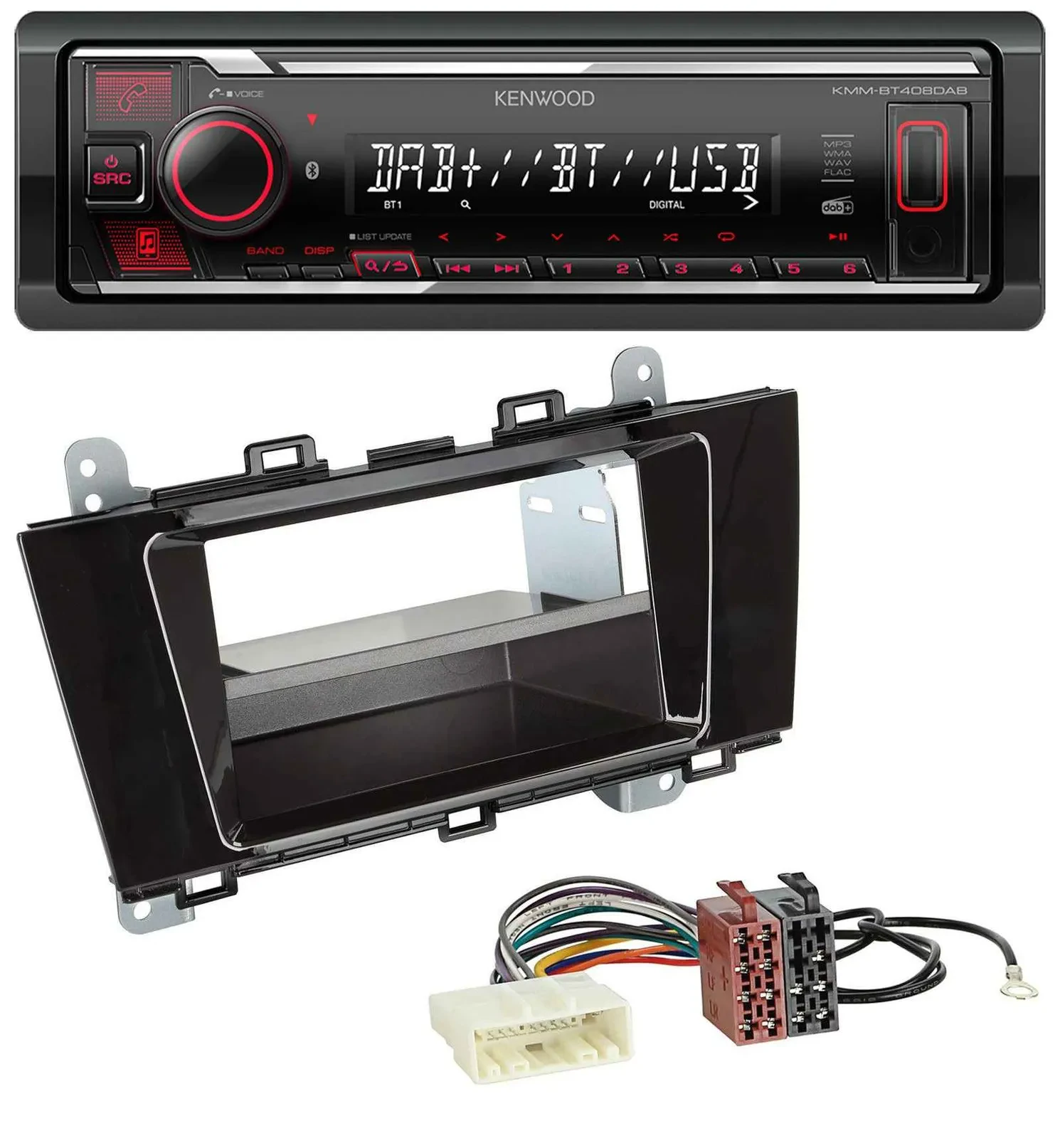 Kenwood MP3 Bluetooth USB DAB Autoradio für Subaru Outback (ab 2015)