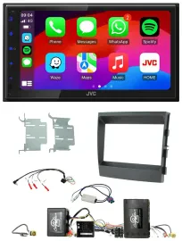 JVC Bluetooth 2DIN Lenkrad DAB USB Autoradio für Porsche Panamera Soundsystem In
