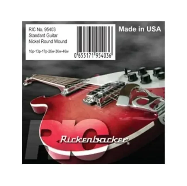 Rickenbacker 95403 Standard Nickel Electric Guitar Strings, 10-46