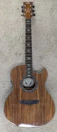 Dean Exhibition Koa top Thin Mahogany Body Acoustic-Electric Guitar - B stock