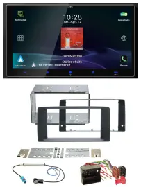 JVC USB Bluetooth 2DIN DAB MP3 Autoradio für MAN TGA TGL TGM TGS TGX ab 2007