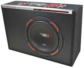 CERWIN-VEGA 400W 12" HED Series Vented Slim Subwoofer Enclosure + Amp | H6TE12SV