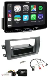 Alpine Bluetooth Lenkrad USB DAB Autoradio für Fiat Sedici Suzuki SX4