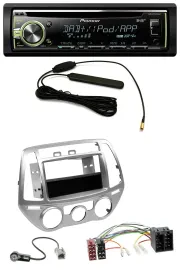 Pioneer MP3 USB CD DAB AUX Autoradio für Hyundai i20 (12-14) man. Klima