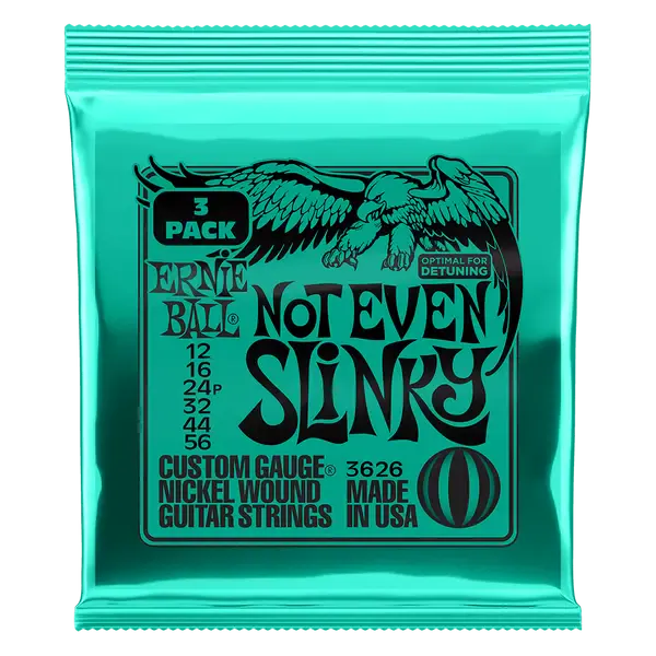 Струны для электрогитары ERNIE BALL 3626 Nickel Slinky Not Even 3 Pack 12-56