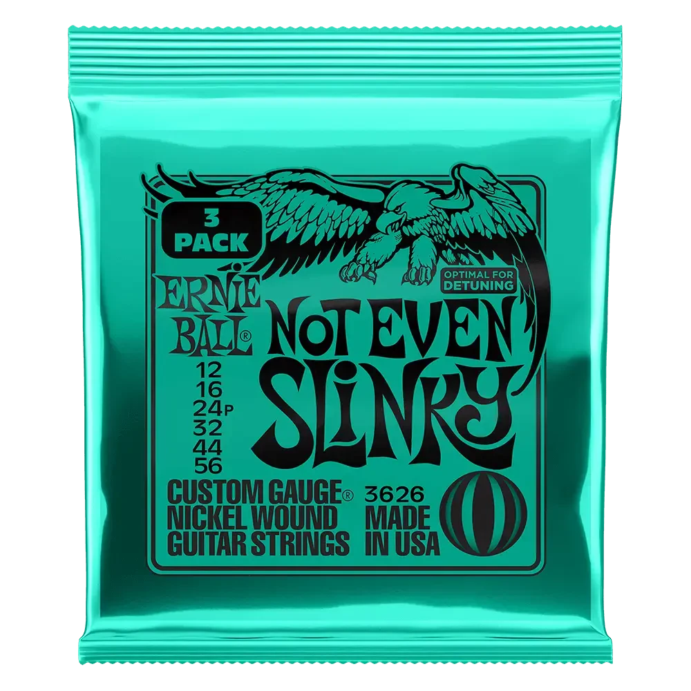 Струны для электрогитары ERNIE BALL 3626 Nickel Slinky Not Even 3 Pack 12-56