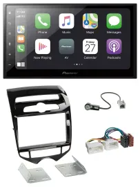 Pioneer MP3 Bluetooth DAB 2DIN USB Autoradio für Hyundai ix20 ab 10 autom. Klima