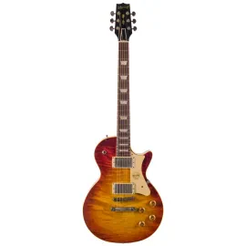 E-Gitarre Heritage Custom Shop Core H-150 Dark Cherry Sunburst Artisan Aged E Gi