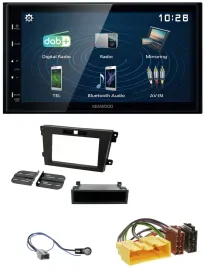 Kenwood 2DIN Bluetooth MP3 USB DAB Autoradio für Mazda CX-7 (2008-2010)