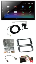 Автомагнитола Pioneer 2DIN, DAB, Bluetooth, USB, MP3, для Ford S-Max/Mondeo (с 2007)