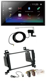 Pioneer DAB MP3 Bluetooth 2DIN USB Autoradio für Hyundai Santa Fe 2007-2012