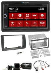 Blaupunkt 2DIN USB DAB Lenkrad Bluetooth TMC Navigation für Fiat Idea 2006-2012