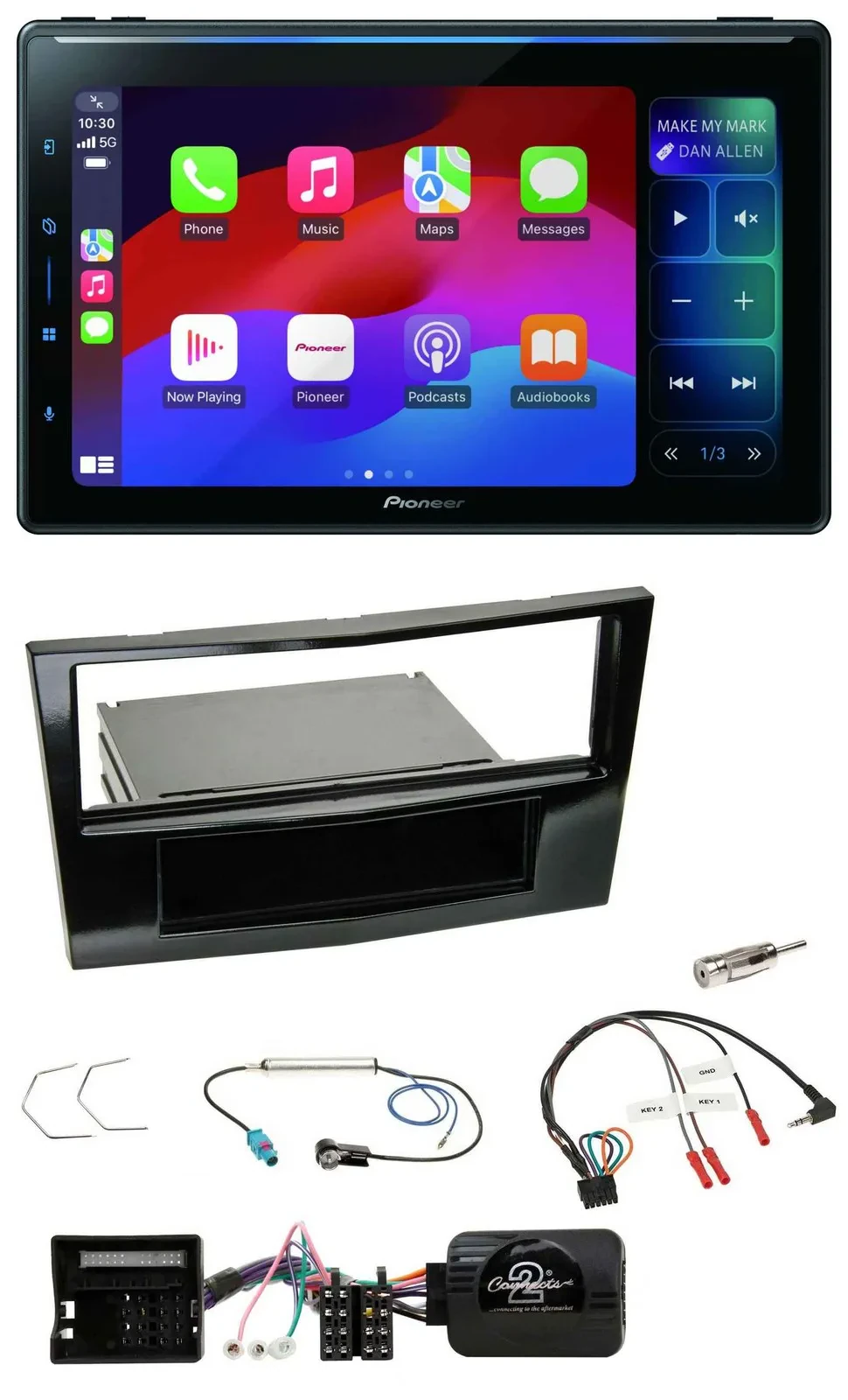 Pioneer Bluetooth DAB Lenkrad USB Autoradio für Opel Astra H Corsa D Zafira B Kl