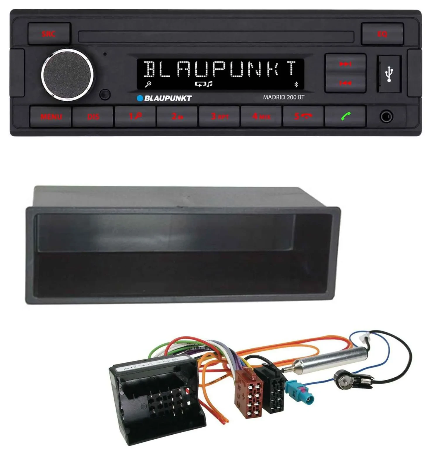 Автомагнитола Blaupunkt USB AUX Bluetooth MP3 для Peugeot 207/307/Expert/Partner
