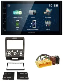 Kenwood 2DIN Bluetooth MP3 USB DAB Autoradio für Ford Ranger Mazda BT50 ab 06