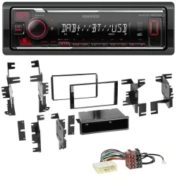 Автомагнитола Kenwood MP3 Bluetooth USB DAB для Nissan Cube (с 2009), Frontier (с 2013), Juke