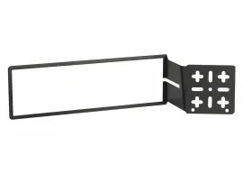 Montageeinrichtung aus Metall für Handyhalter zur Montage am Radioschacht