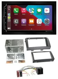 ESX 2DIN DAB USB MP3 Bluetooth Autoradio für Fiat Croma (ab 2005)