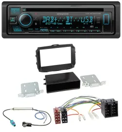 Kenwood Bluetooth DAB CD MP3 USB Autoradio für Alfa Romeo Giulietta 2013-2021 IS