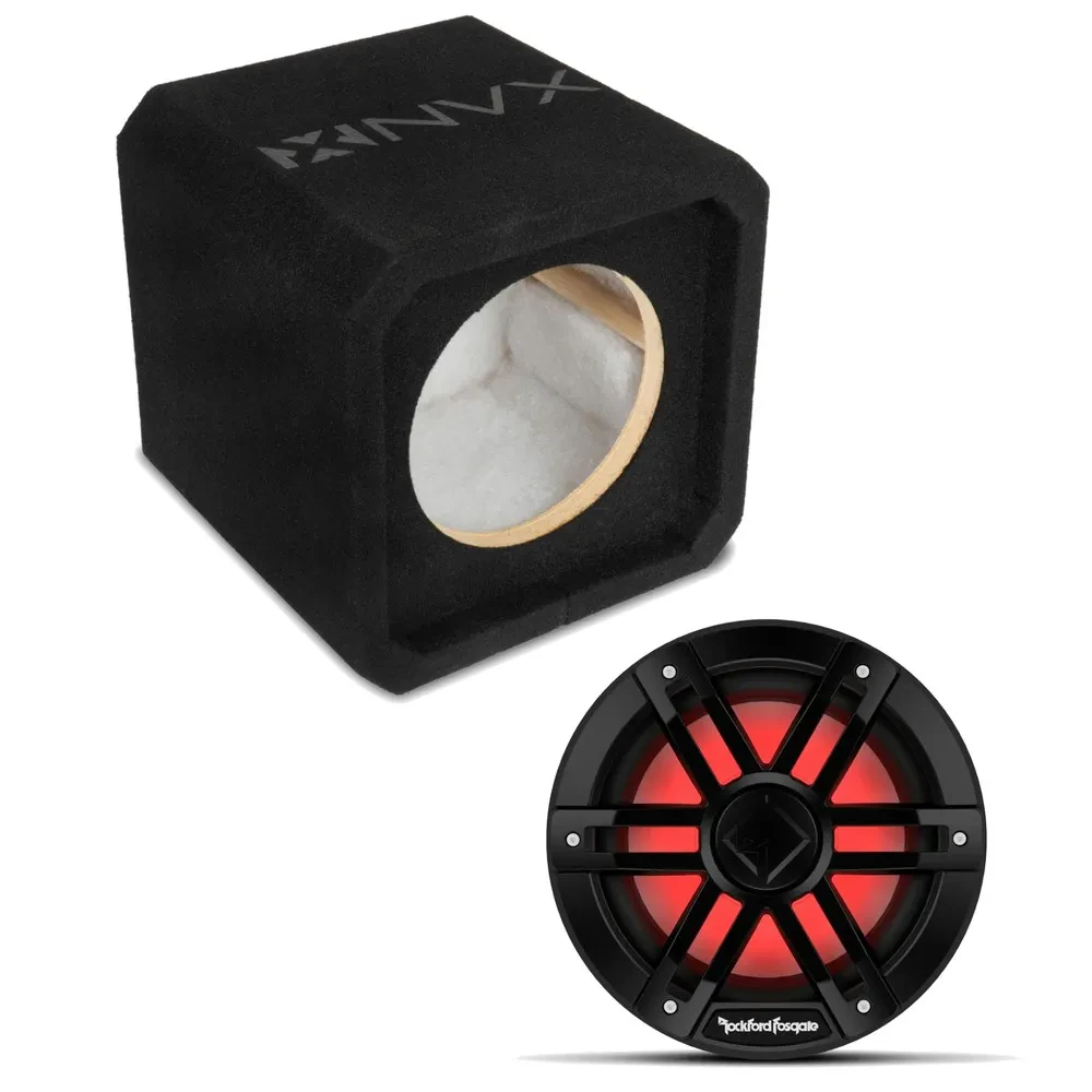 Сабвуфер пассивный для морского применения NVX NE81S 8" закрытый, MDF 3/4", с 8" морским сабвуфером