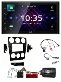 JVC DAB 2DIN Lenkrad Bluetooth USB Autoradio für Mazda 6 2006-2008