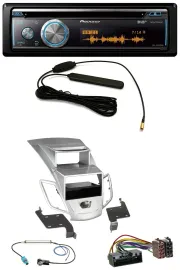 Pioneer CD USB Bluetooth DAB MP3 Autoradio für Ford Fiesta Display 10-17 silber