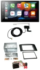 Автомагнитола для Mercedes M‑Class W164 (2005–2011) Pioneer 2DIN, MP3, USB, Bluetooth, DAB