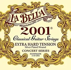 Струны для классической гитары La Bella 2001EH 2001 Extra Hard 30-44