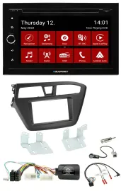 Blaupunkt Lenkrad DVD Bluetooth DAB 2DIN USB Autoradio für Hyundai i20 ab 2015 o
