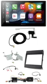 Pioneer Lenkrad USB Bluetooth DAB 2DIN Autoradio für Porsche Cayenne 2011-2016