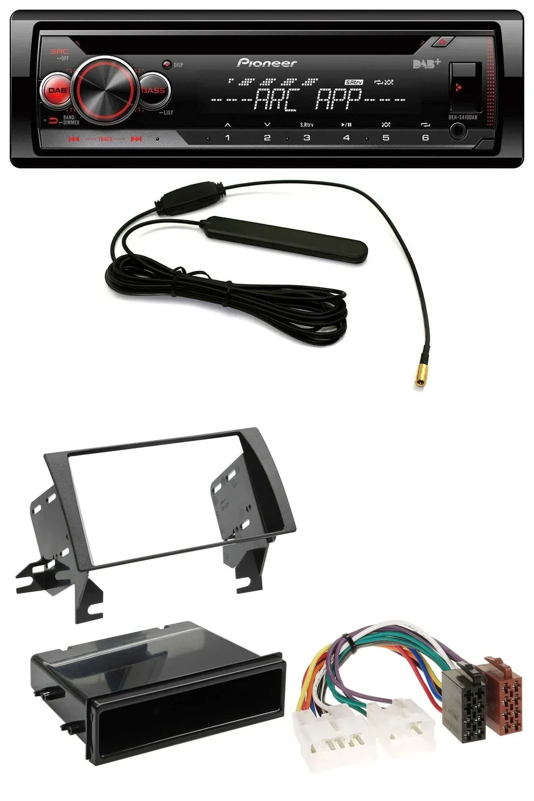 Pioneer CD USB AUX DAB MP3 Autoradio für Toyota Camry (2002-2006)