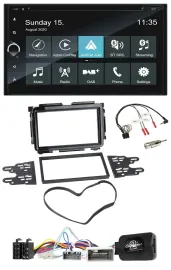 Автомагнитола для Honda HR-V (RU) Blaupunkt 2DIN, навигация, Bluetooth, USB, DAB, TMC