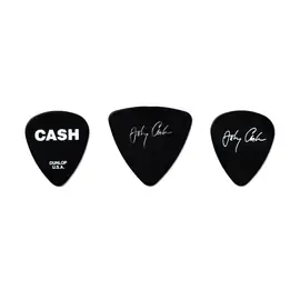 Медиаторы Dunlop JCPT03M Johnny Cash Signature, 6 штук в коробочке, 0.8 мм