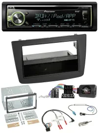 Автомагнитола для Alfa Romeo Mito 2008–2014 Pioneer CD, DAB, USB, MP3, черная