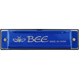 Губная гармошка BEE DF10A-1 Richter C Blue
