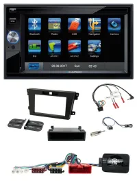 Автомагнитола для Mazda CX-7 (2008–2010) Blaupunkt 2DIN, Bluetooth, USB, SD, MP3, управление с руля