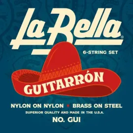 La Bella Model #GUI Guitarrón 6-String Set - Gauges 107-95