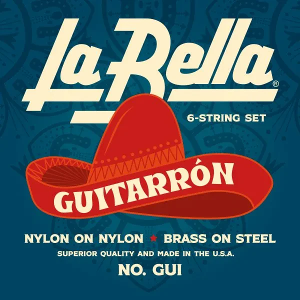La Bella Model #GUI Guitarrón 6-String Set - Gauges 107-95